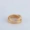 Bague 51 Cartier Trinity - Bague en or jaune 750 et diamants 58 Facettes