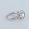 Bague 54 FRED Baie des Anges - Bague en platine perle et diamants 58 Facettes