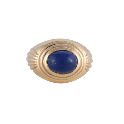 Bague 50 Boucheron Jaïpur - Bague en or jaune avec lapis-lazuli 58 Facettes