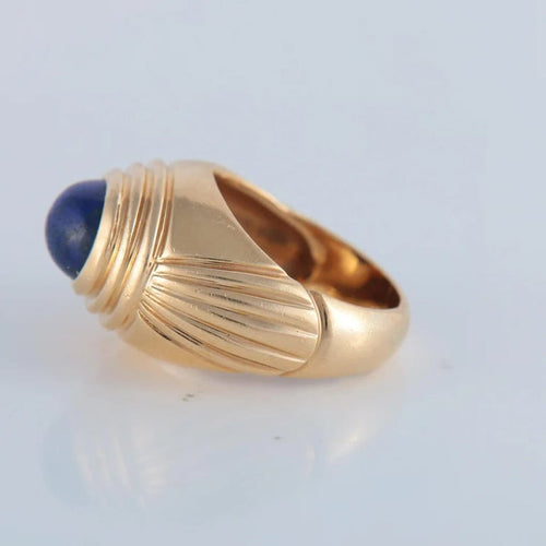 Bague 50 Boucheron Jaïpur - Bague en or jaune avec lapis-lazuli 58 Facettes