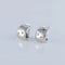 Boucles d'oreilles Poiray - Boucles d’oreilles en or blanc et diamants bruns 58 Facettes