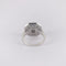 Bague 56 Bague Art déco en or blanc 18 carats, diamant et saphirs 58 Facettes