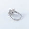 Bague 56 Bague Art déco en or blanc 18 carats, diamant et saphirs 58 Facettes