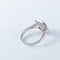Bague 56 Bague Art déco en or blanc 18 carats, diamant et saphirs 58 Facettes