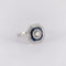 Bague 56 Bague Art déco en or blanc 18 carats, diamant et saphirs 58 Facettes