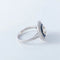 Bague 56 Bague Art déco en or blanc 18 carats, diamant et saphirs 58 Facettes