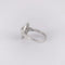 Bague 56 Bague Art déco en or blanc 18 carats, diamant et saphirs 58 Facettes