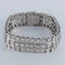 Bracelet Bracelet ligne de diamants en or blanc 750 58 Facettes