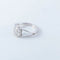 Bague 52 Bague marguerite en or blanc 750 sertie de diamants 58 Facettes