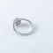 Bague 52 Bague marguerite en or blanc 750 sertie de diamants 58 Facettes