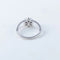 Bague 52 Bague marguerite en or blanc 750 sertie de diamants 58 Facettes