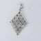 Boucles d'oreilles Boucles d’oreilles en platine avec diamants et perles 58 Facettes