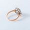 Bague 59 Bague pompadour en or jaune 18 ct et diamants 58 Facettes