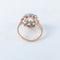 Bague 59 Bague pompadour en or jaune 18 ct et diamants 58 Facettes