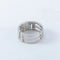 Bague 54 Bague à motifs grecs en platine et diamants 58 Facettes