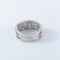 Bague 54 Bague à motifs grecs en platine et diamants 58 Facettes
