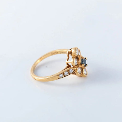 Bague 52 Piaget - Bague en or jaune 18 ct saphir et diamants 58 Facettes
