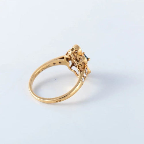 Bague 52 Piaget - Bague en or jaune 18 ct saphir et diamants 58 Facettes