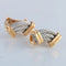 Boucles d'oreilles FRED Force 10 - Boucles d'oreilles en or jaune 18 ct et acier 58 Facettes