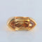 Bague 52 Poiray - Bague en or jaune 18 ct et citrine 58 Facettes
