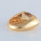 Bague 52 Poiray - Bague en or jaune 18 ct et citrine 58 Facettes
