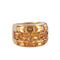 Bague 55 Poiray - Bague en or jaune 18 ct et citrines 58 Facettes