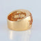Bague 55 Poiray - Bague en or jaune 18 ct et citrines 58 Facettes
