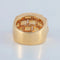 Bague 55 Poiray - Bague en or jaune 18 ct et citrines 58 Facettes