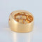 Bague 55 Poiray - Bague en or jaune 18 ct et citrines 58 Facettes