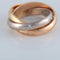Bague 50 Cartier Trinity - Bague en 3 ors avec diamants 58 Facettes