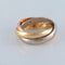 Bague 50 Cartier Trinity - Bague en 3 ors avec diamants 58 Facettes