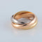 Bague 50 Cartier Trinity - Bague en 3 ors avec diamants 58 Facettes
