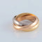 Bague 50 Cartier Trinity - Bague en 3 ors avec diamants 58 Facettes
