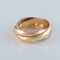 Bague 50 Cartier Trinity - Bague en 3 ors avec diamants 58 Facettes