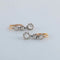 Boucles d'oreilles Boucles d’oreilles dormeuses en or jaune 18 ct et diamants 58 Facettes