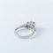 Bague 53 Bague en platine avec saphir et diamants 58 Facettes