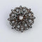 Broche Broche en or 18 ct et argent, époque Napoléon III 58 Facettes