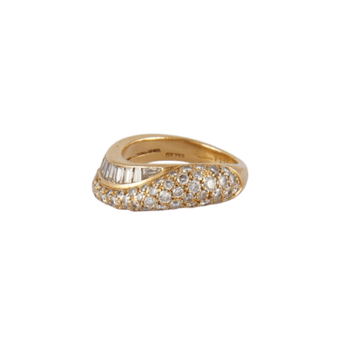 Bague 52 Boucheron - Bague en or jaune 18K et diamants 58 Facettes