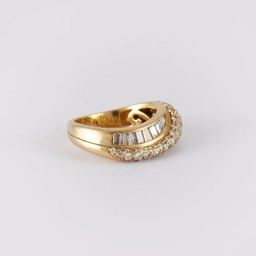 Bague 52 Boucheron - Bague en or jaune 18K et diamants 58 Facettes