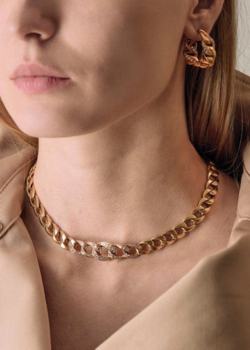 Collier Cartier x Georges Lenfant - Collier Bergame en or jaune et diamants 58 Facettes 58FC14-1