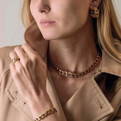 Collier Cartier x Georges Lenfant - Collier Bergame en or jaune et diamants 58 Facettes 58FC14-1