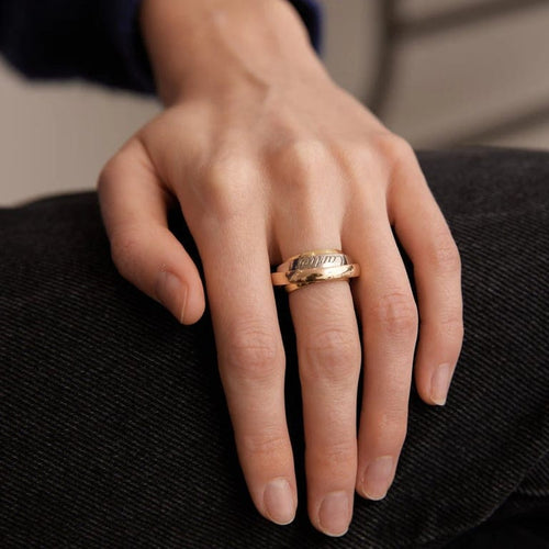 Bague 51 Cartier - Bague multi-anneaux en or jaune, blanc et rose 18K 58 Facettes