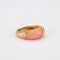 Bague 52 Van Cleef & Arpels - Bague en or jaune 18K diamants et corail 58 Facettes
