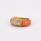 Bague 45 Van Cleef & Arpels Philippine - Bague en or jaune avec diamants et corail 58 Facettes