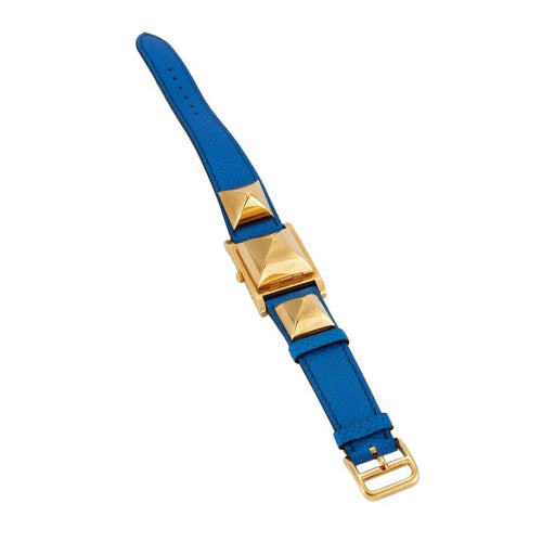Montre Hermès Médor - Montre de dame en acier plaqué 58 Facettes
