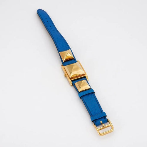 Montre Hermès Médor - Montre de dame en acier plaqué 58 Facettes