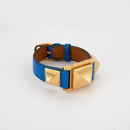 Montre Hermès Médor - Montre de dame en acier plaqué 58 Facettes