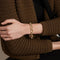 Bracelet Bracelet gourmette en or jaune 18K avec diamants 58 Facettes