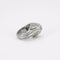 Bague 48 Bague dôme en or gris 18K et diamants 58 Facettes