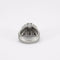 Bague 48 Bague dôme en or gris 18K et diamants 58 Facettes